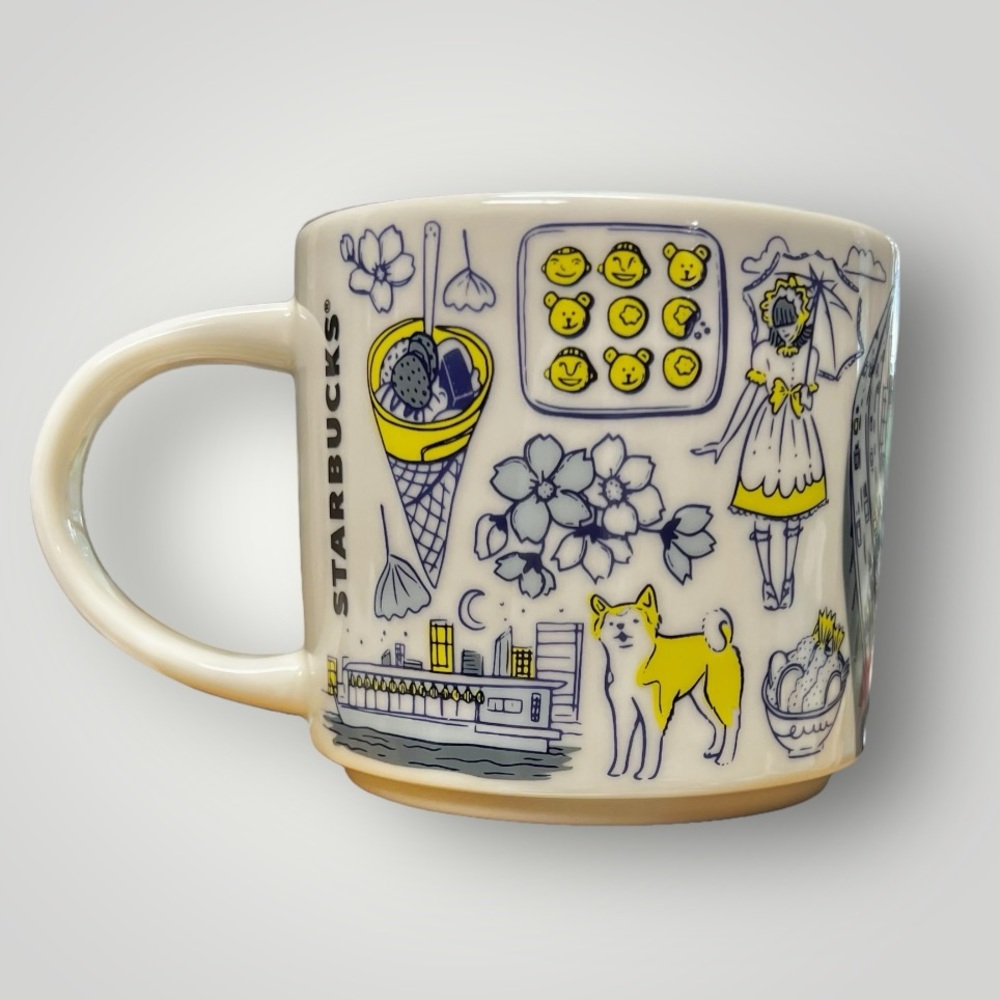 Starbucks Coffee TOKYO Been There Series 14oz Blue Mug Japan Coffee New - Picture 10 of 14